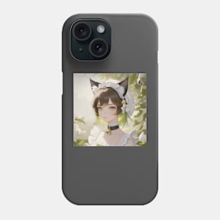 Cat Girl Funny Kawaii Essntial Phone Case