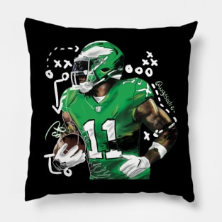 Fly Eagles Fly-Aj Brown Pillow