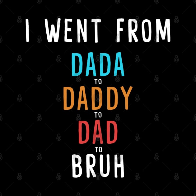 Dada Daddy Dad Bruh Funny Dad Fathers Day by UniqueBoutiqueTheArt