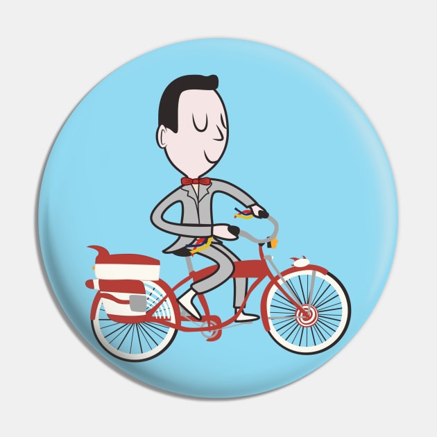 Pee Wee's Bike Pin by sadsquatch