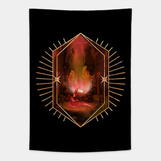 Dancing in the dark night Tapestry