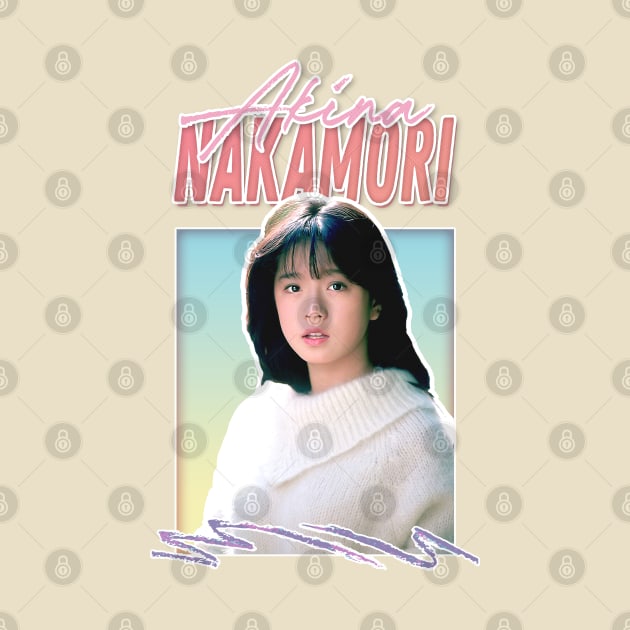 Akina Nakamori 中森明菜 // Retro J-Pop Fan Art Design by DankFutura