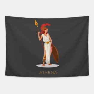 Athena Greek Mythology Tapestry