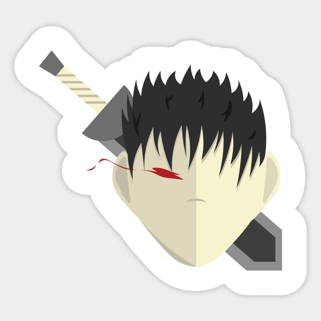 Guts the 100 Man Slayer - Anime And Manga - Sticker