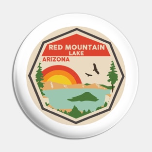 Red Mountain Lake Arizona Pin