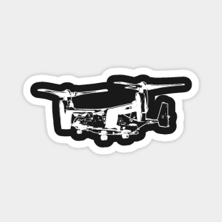 Bell Boeing V-22 Osprey - White Design Magnet