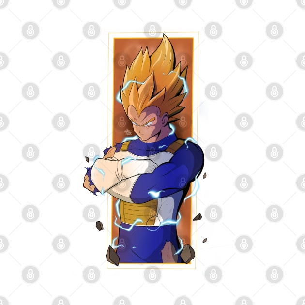 Prince Vegeta by Digital Sake