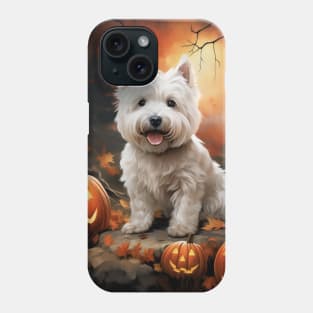 Paw-Some West Highland White Terrier Halloween Phone Case