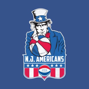 Defunct New Jersey Americans Basketball T-Shirt