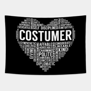 Costumer Heart Tapestry