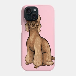 Cute Ginger Poodle Dog Phone Case