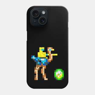 Joust - Mounted Hero and Egg (distressed) Phone Case