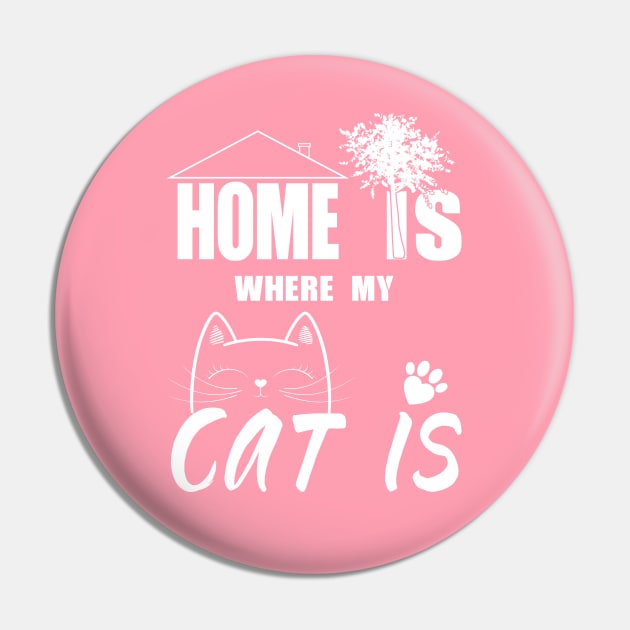 Home is where my Cat is Pin by FunawayHit