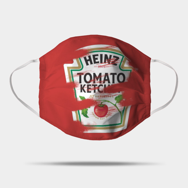 Scratched And Stretched Heinz Tomato Ketchup Ketchup Mask Teepublic