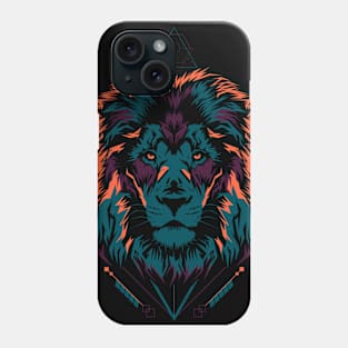Geometric Lion Phone Case