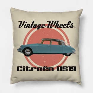 Vintage Wheels - Citroën DS 19 Pillow