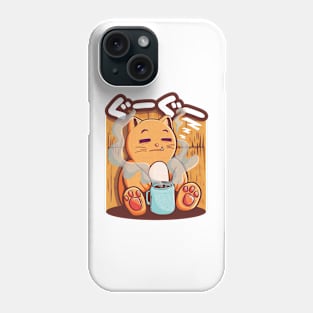 Sleepy Cute Cat Phone Case