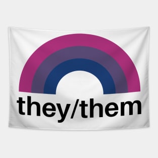 They Them Pronouns Bisexual Tapestry