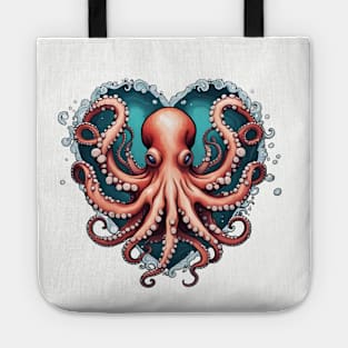 Octopus Valentine Tote