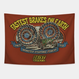 Fastest Brakes on Earth 1958 Tapestry