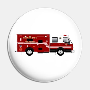 Miami Dade Rescue 3 Ambulance Pin