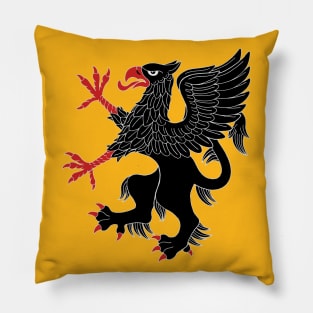 Griffin Rampant Sable Pillow