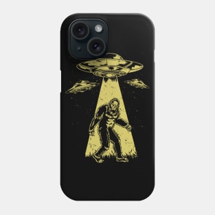 Bigfoot UFO Abduction Sasquatch Alien Believer Phone Case