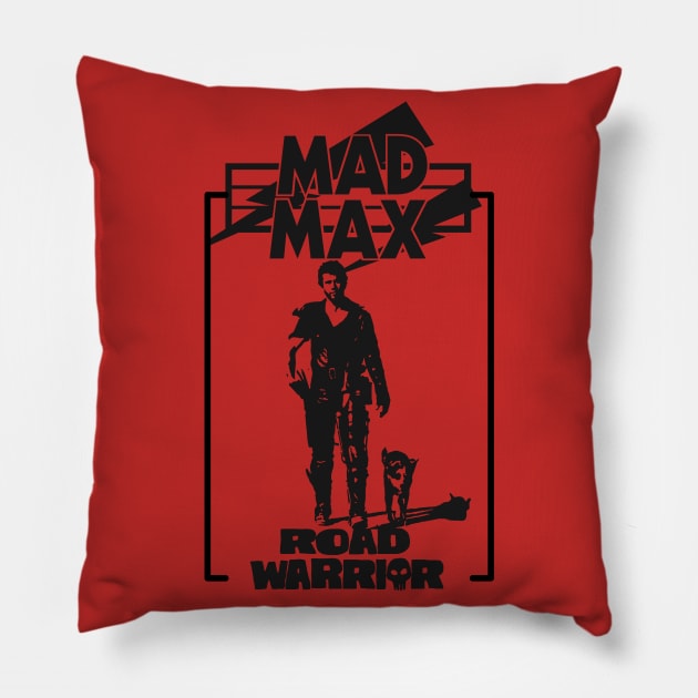 Mad Max the Road Warrior with his dog Pillow by DaveLeonardo