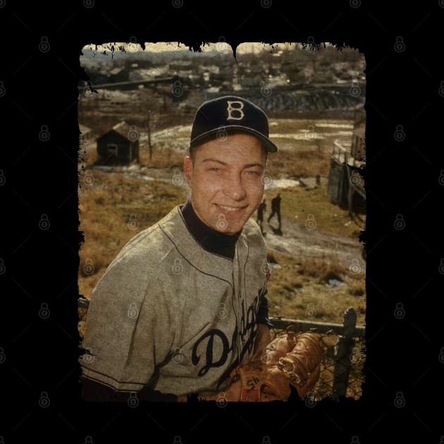 Johnny Podres in Brooklyn Dodgers, 1955 by PESTA PORA