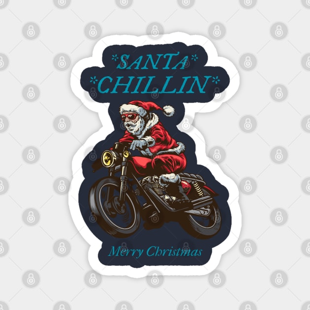 chritmas riders Magnet by bodyinsurf