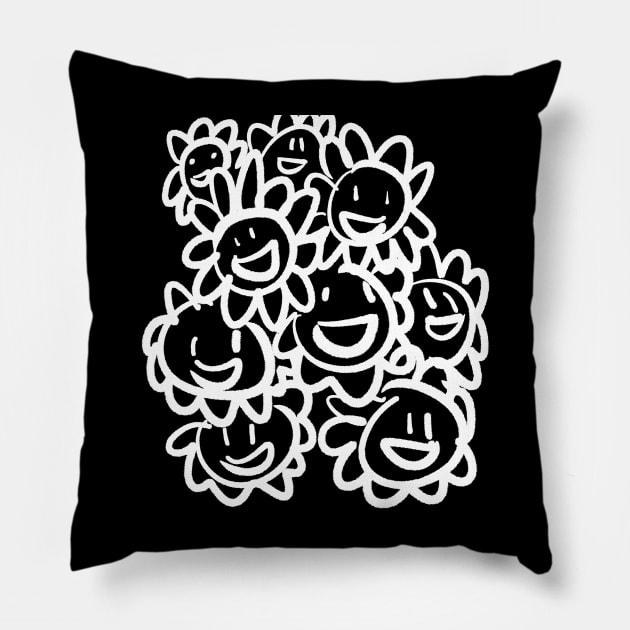 Flowersy Murakami 2 Pillow by MagnumOpus