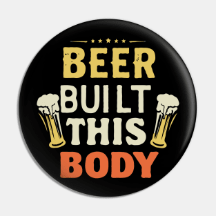 Funny Beer Lover Body Pin