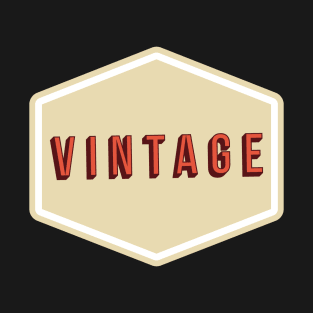 Vintage Badge | Vintage Designs T-Shirt