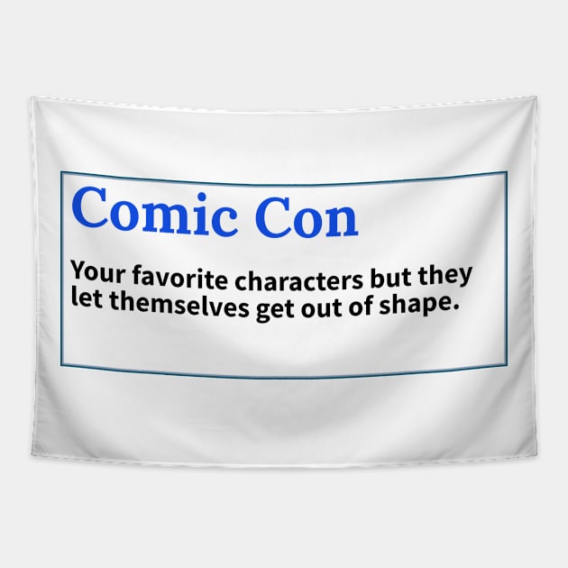 Comic Con convention Tapestry by crownc_stuff