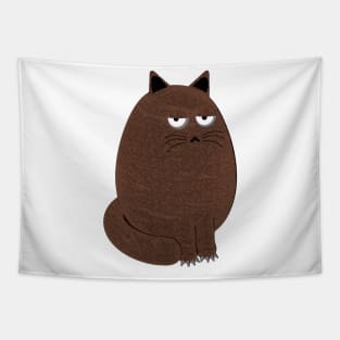 Fat Cute Cat Tapestry