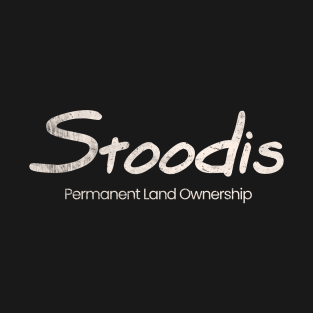 Stoodis Permanent Ownership White Print T-Shirt