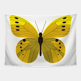 Yellow Butterfly Tapestry