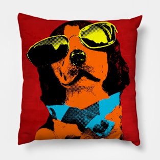 STAR DOG ORANGE Pillow