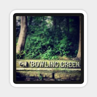 Old English Bowling Green Magnet