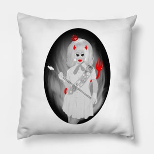 Monochrome Trixie the succubus Mattel Pillow