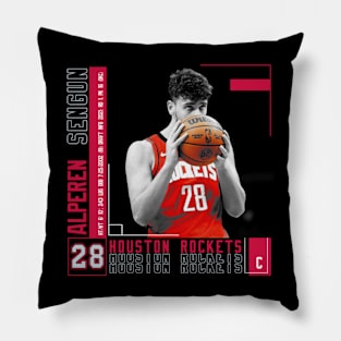 Alperen Sengun Paper Poster Pillow