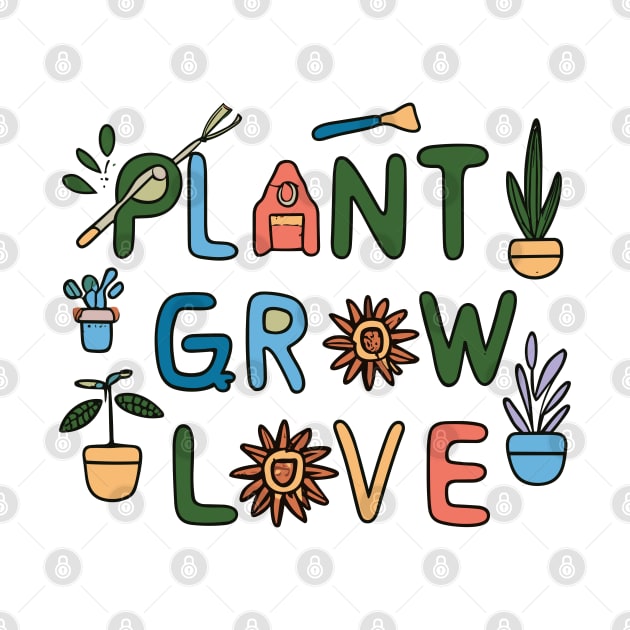 Gardening Motivational Quote by RetroColors