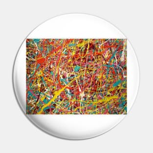 Jackson Pollock color art, colorful pattern, Jackson Pollock design, Pin