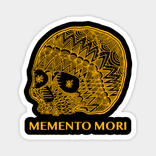 MEMENTO MORI SKULL Magnet