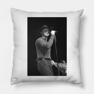 Tim McGraw BW Photograph Pillow