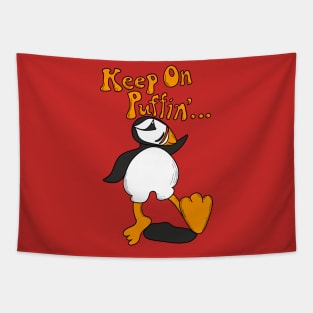 Keep On Puffin Tapestry