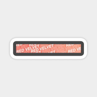 Red Velvet Gradient Stripe Magnet