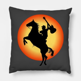 Cowboy Rock Pillow