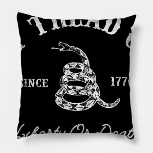 Don't Tread On Me - Liberty Or Death - 1776 Pillow