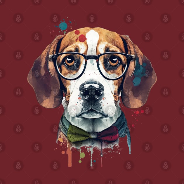 Hipster Beagle by JayD World